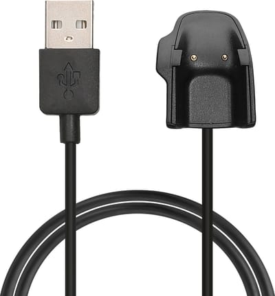 kwmobile USB-oplaadkabel geschikt voor Samsung Galaxy Fit e kabel - Laadkabel voor smartwatch - in zwart