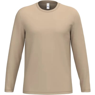 iDeal Basic Brand iDeal190 uniseks T-shirt LSL IB323 - Ideal Sand - S