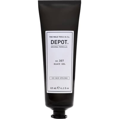 Depot, 300 Haarkapsels Nee. 307 Zwart, Botanisch Complex, Haargel, Tijdelijke Dekking & Volume, Medium Fixatie, 125 ml