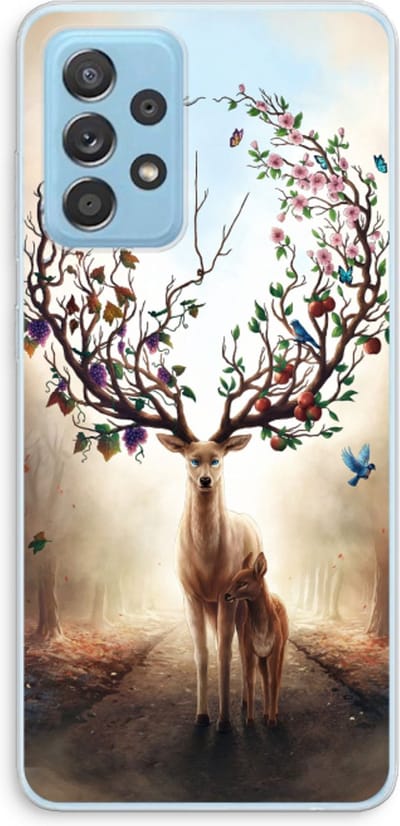Case Company® - Hoesje geschikt voor Samsung Galaxy A73 hoesje - Seasons Change - Soft Cover Telefoonhoesje - Bescherming aan alle Kanten en Schermrand
