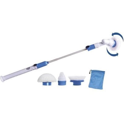 MediaShop Reinigingsborstel Hurricane Spin Scrubber, turquoise, 7 stuks