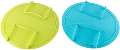 Dailygoods- Stoomrek 2 lagen - Opvouwbaar - Antislip - Magnetron gebruik - Hittebestendig - Diameter 23,5 cm - Magnetronrek