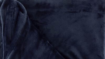 Unique Living Blush Plaid - 150x200 cm - Dark Blue