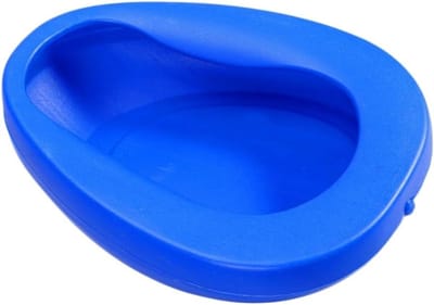 Verdikte Pan Set - Ondersteek Urinoir - Thuiszorg Hulp - Voorgevormd Comfort - 33 x 26 x 7.5 cm - Wit