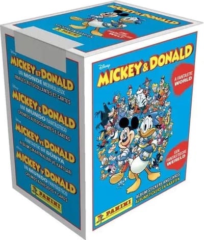 Mickey & Donald - A Fantastic World Sticker & Card Collection Display (36)