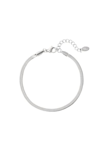 Armbanden- Bracelet - basic - Zilver - Stainless Steel - Yehwang