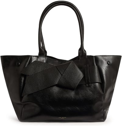 Ted Baker shopper Sophian Knot Bow Extra Large Tote Black zwart