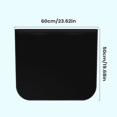 Laadpoort Cover - EV Plug Bescherming - Elektrisch Rijden - Magnetische Bevestiging - 30 x 26 cm - Zwart