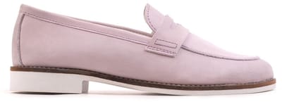 Omnio code loafers dames lila leer