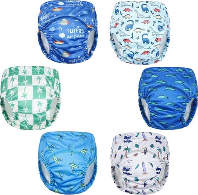 Potty Training Pants - Oefenbroekjes - Zindelijkheidstraining - 6-laags Absorptie - 6 Stuks - Meerdere Kleuren