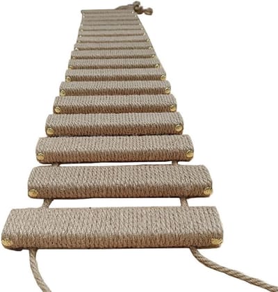 Kattenladder - Klimmuur - Klimmen en spelen - Duurzaam henneptouw - 100 cm - Natuurlijk