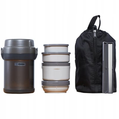 Zojirushi SL-JAF14-HG - Thermosfles - Grafit - 1,23 L - 4 Delen