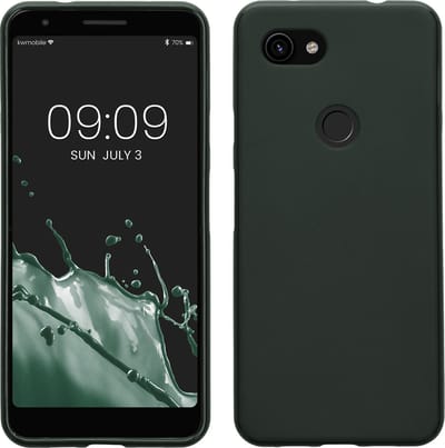 kwmobile telefoonhoesje geschikt voor Google Pixel 3a - Hoesje voor smartphone - Back cover in mosgroen