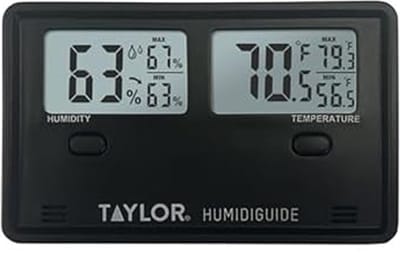 Draadloze digitale thermometer en hygrometer voor binnen en buiten - dubbel display voor temperatuur en vochtigheid