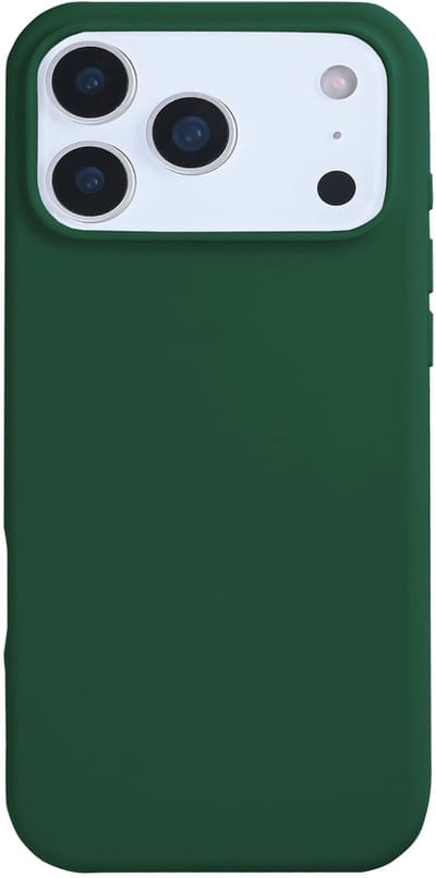 Rixus Soft TPU Phone Case For iPhone 17 Pro Max Dark Green