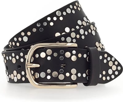 Vanzetti Leren Riem Belt 35MM W100 Black Zwart