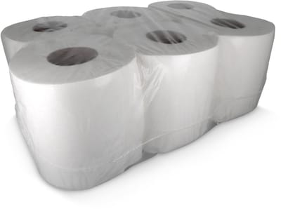 Poetsrol Midi Hoogwit 100% Cellulose Budget