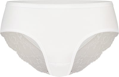 Basics hipster met kant wit voor Dames | Maat S