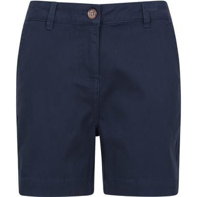 Mountain Warehouse Dames/Dames Bay Chino Organic Shorts (Marine)
