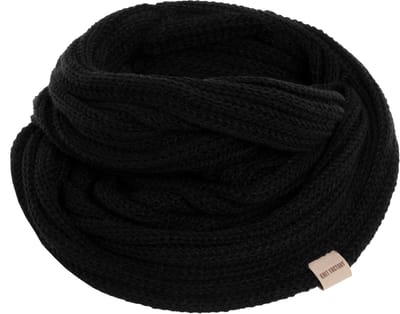 Knit Factory Nica Colsjaal - Zwart - One Size