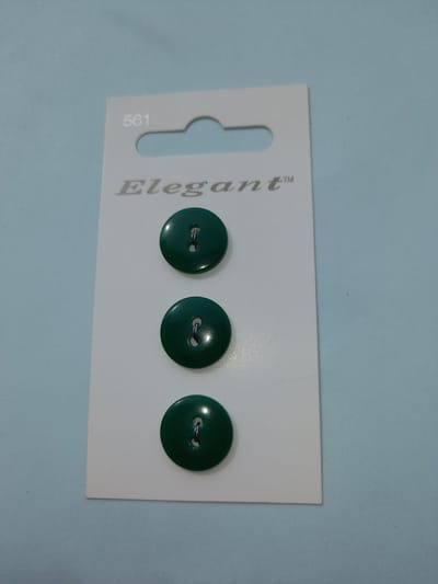 Knoop groen rond Elegant nr. 561