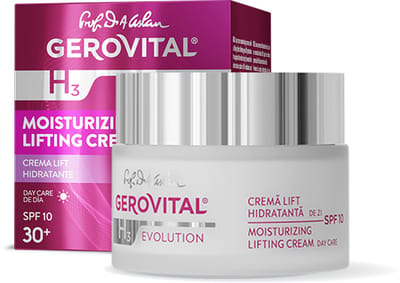 Gerovital H3 Evolution Liftende Dagcrème SPF10 50 ml - Anti-Aging Dagcrème - Hydraterend - Voor Droge & Rijpe Huid 30+