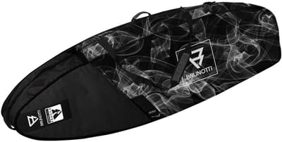 Brunotti - X-Fit Surf Boardbag - 5'8 - Surf Boardbag met Wielen - Zwart - Opslag voor 1 tot 4 Boards