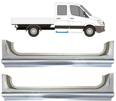 Reparatiepaneel achter dorpel voor Volkswagen Crafter 2005-2017 / Links + Rechts