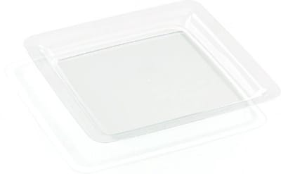 Mozaïk  vierkant bord  - Transparant - 18 x 18 cm - Set van 6