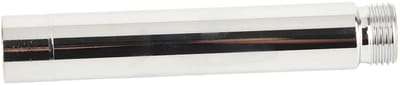 Dailygoods- Doucheverlengbuis 10 cm - Ronde Verlenging - Roestvrij Staal - Verchroomd - G1/2 Connector - Antiroest - Douchearm