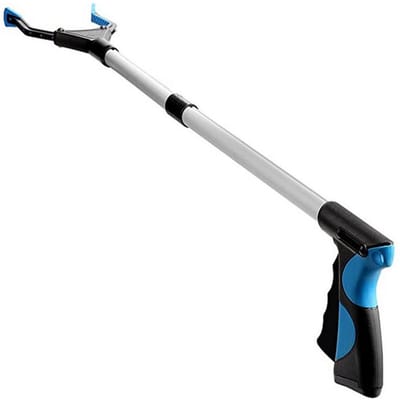 Outil de ramassage pliable de 32 pouces, aide à atteindre en aluminium, pince rotative en caoutchouc, extension de bras Long pour 1PC