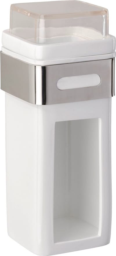 Wenko Wattenstaafhouder Premium Plus Rvs/abs Wit
