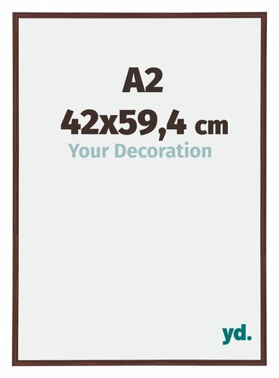 Your Decoration - Fotolijst A2 42x59,4 cm - Kunststof - Bruin - Annecy