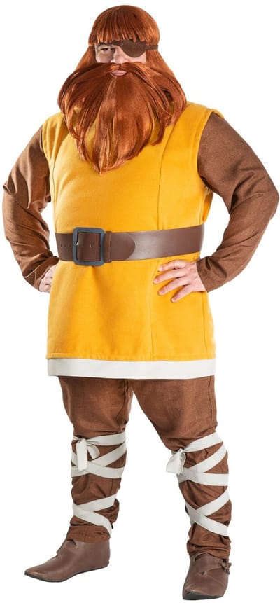 Wickie Halvar Kostuum - Carnaval Halloween Fasching