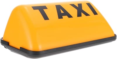 Taxi Daklamp - Signaallicht Auto - Herkenbaarheid Verhogen - Hoge Intensiteit LED - 17x8.5x6.5 cm - Oranje