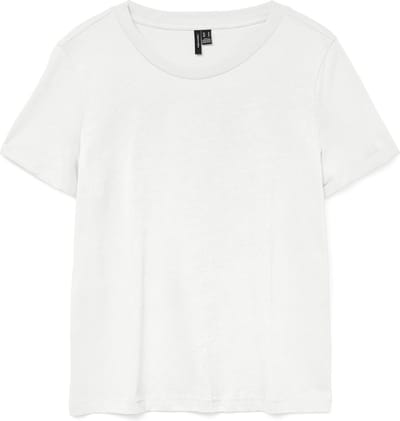Vero Moda T-shirt Vmpaula S/s T-shirt Ga Noos 10243889 White Dames Maat - M