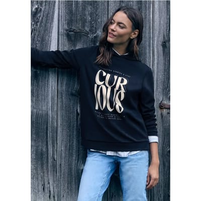 Hoodie shirt met print