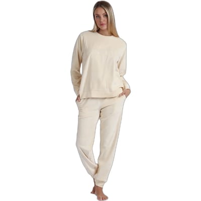 Vrouwen pyjama van dubbel fluweel met lange mouwen Admas Soft