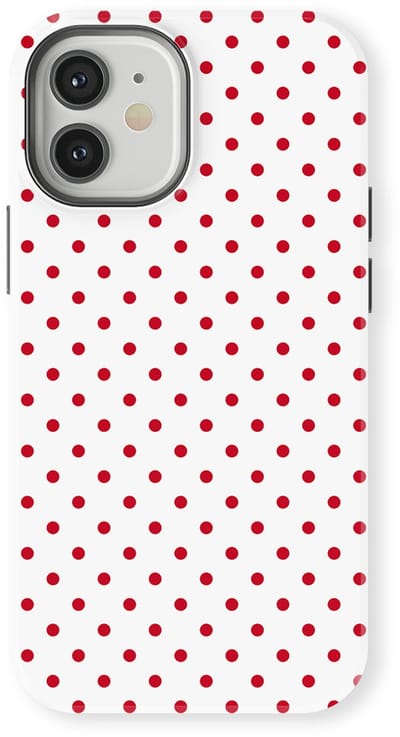 Polka Dots Hoesje geschikt voor iPhone 12 Mini | Geschikt Voor Mag | Stippen Design Backcover geschikt voor iPhone 12 Mini Cherry Dots