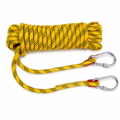 Premium Nylon Touw 10 mm x 30 m - Multifunctioneel Touw voor Outdoor, Camping en Boot - Weerbestendig Bevestigingskoord voor Tuin en Huishouden-Geel