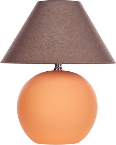 LIMIA - Tafellamp - Oranje - Keramiek