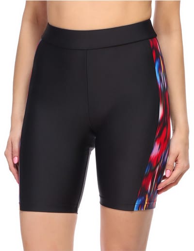 Merry Style – Leggings – Dames – Kort – Polyamide – Zwart/Patroon2 – 34 - MS-MS10-331-LE