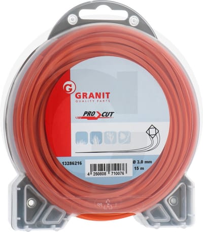 Draadbosmaaier- 3.0 mm- 15 meter-Nylondraad-Trimdraad- Granit -Maaidraad- Maaidraad voor bosmaaier Trimmerdraad Trimdraad