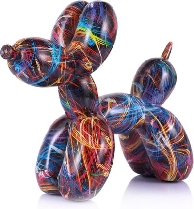 Creatieve Ballon Hond Sculptuur - Moderne Woondecoratie voor Slaapkamer en Kantoor