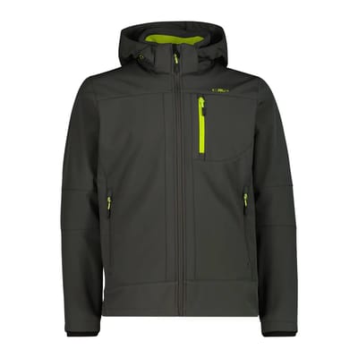 Verwarmde softshell jas met afneembare capuchon CMP