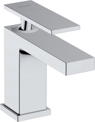 hansgrohe Tecturis E - Wastafelkraan - Ééngreeps bediening - CoolStart energiebesparend - Zonder waste - 80mm maat - Chroom