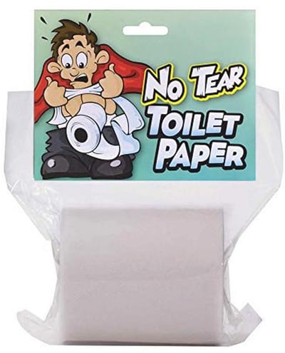 Niet-scheurbaar toiletpapieraccessoire - ideaal voor grappen, uniseks, volwassenen