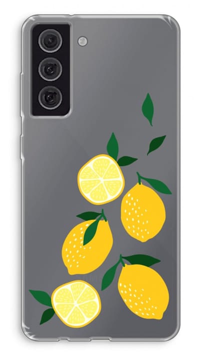 Case Company® - Hoesje geschikt voor Samsung Galaxy S21 FE hoesje - You're my lemon - Soft Cover Telefoonhoesje - Bescherming aan alle Kanten en Schermrand