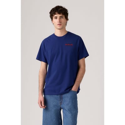 Levi's Ss Relaxed Fit Tee Serif Blue Taglia: M | Magliette basic Outlet | Uomo | Blu
