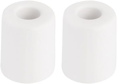 Benson Deurbuffers / deurstoppers rubbers - 2x - wit -35 x 30 mm - met schroefbevestiging